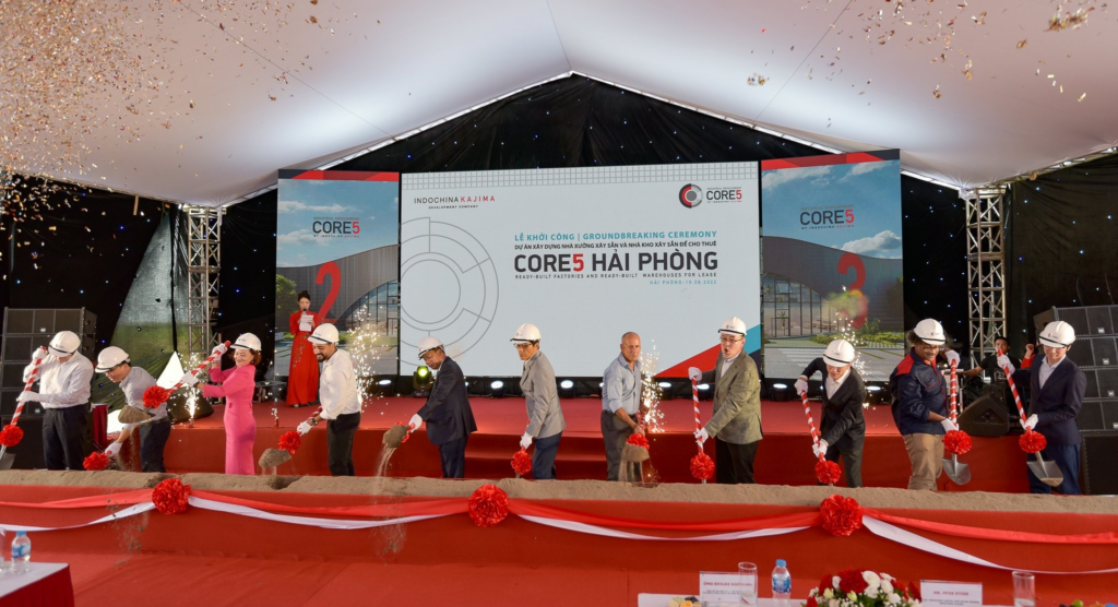 CORE5 has launched an industrial property construction project in Hai Phong.