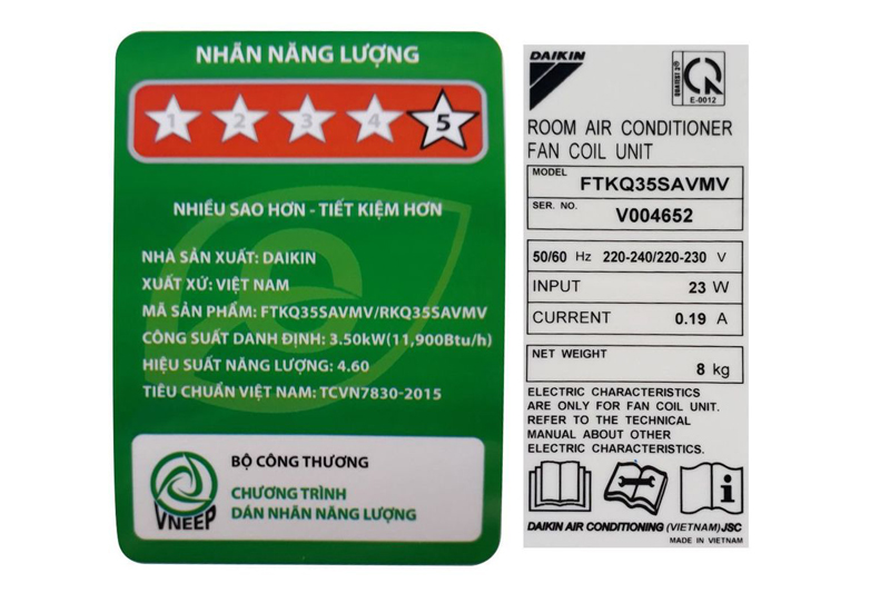 Choose Equipments based on Energy Label