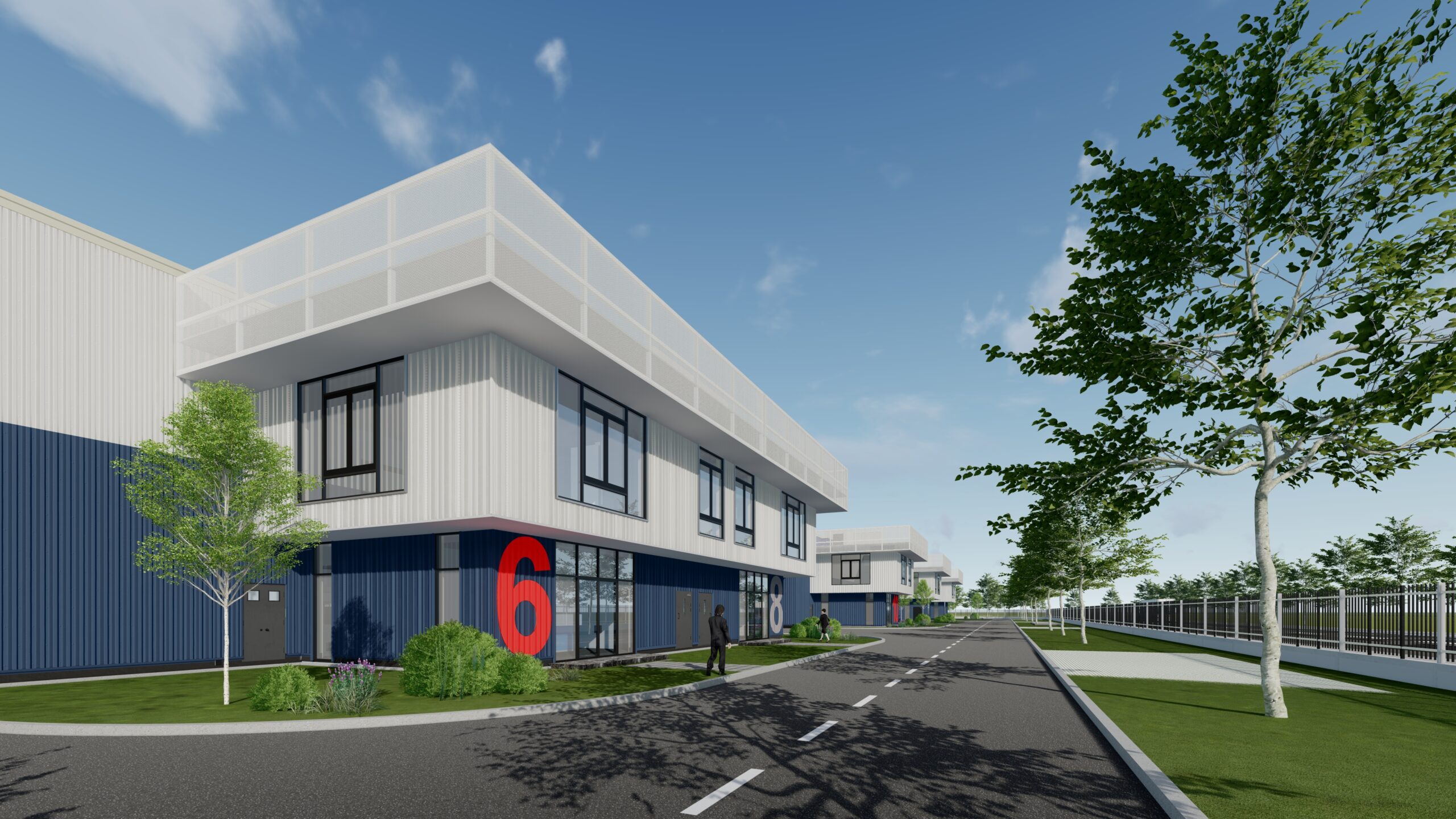 Ready-built factory for lease